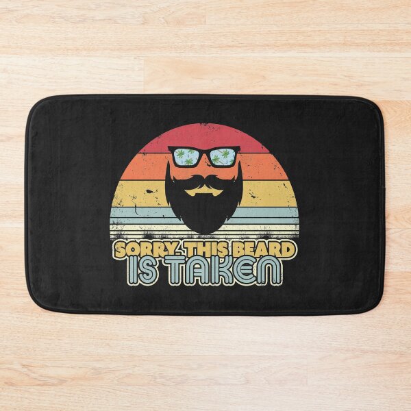 Item preview, Sorry This Beard Is Taken print. Retro Style graphic designed and sold by PackAPunch.