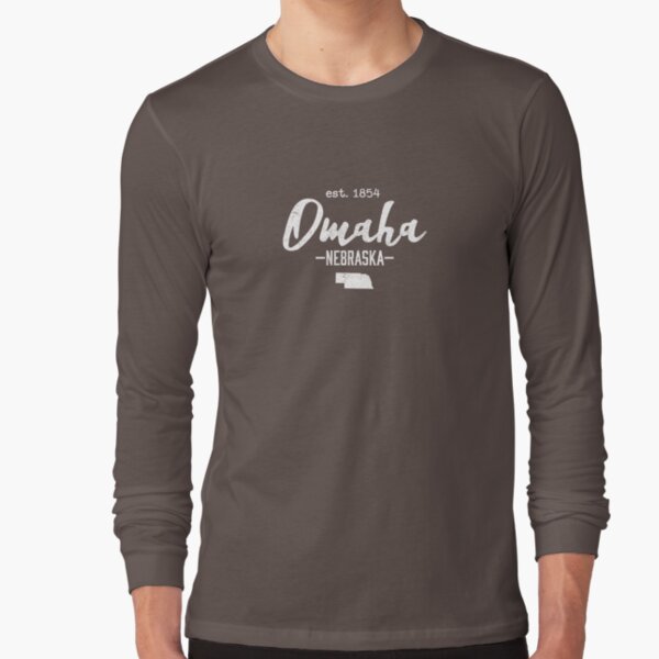 Omaha Nebraska City State Vintage Long Sleeve T-Shirt