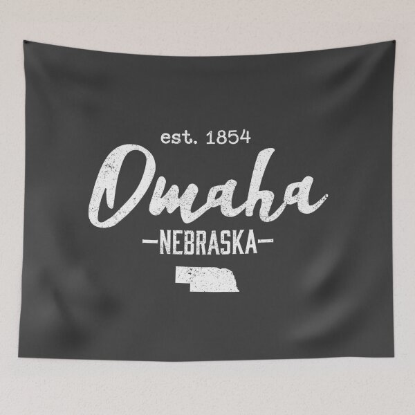 Item preview, Omaha Nebraska City State Vintage designed and sold by Creatively Torn.