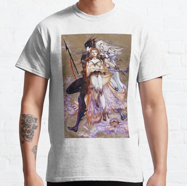 Yoshitaka Amano - Rosa, Kain & Cecil (Final Fantasy IV) Classic T-Shirt