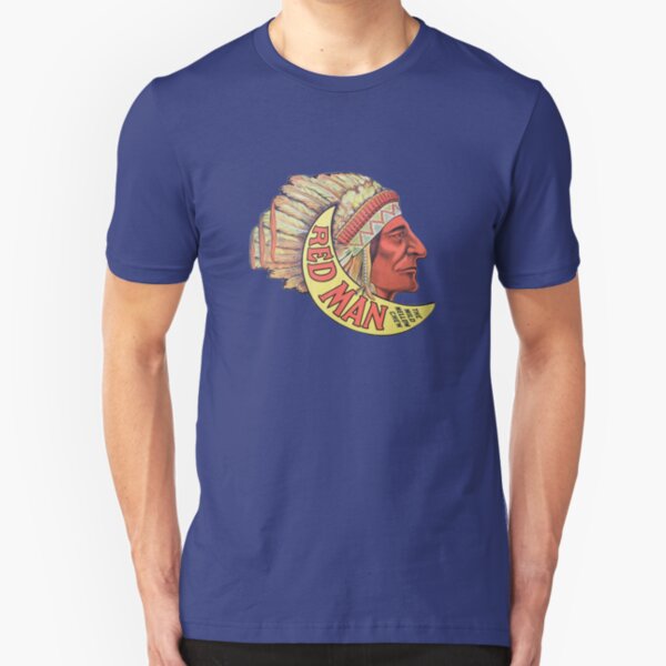 Red Man - Vintage Chewing Tobacco Ad Slim Fit T-Shirt