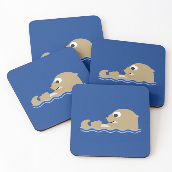 Item preview, Cute Floating Otter designed and sold by Hedgie Designs.