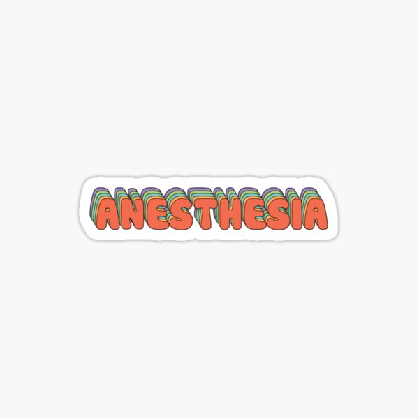Item preview, Groovy Anesthesia designed and sold by VersiMerch.