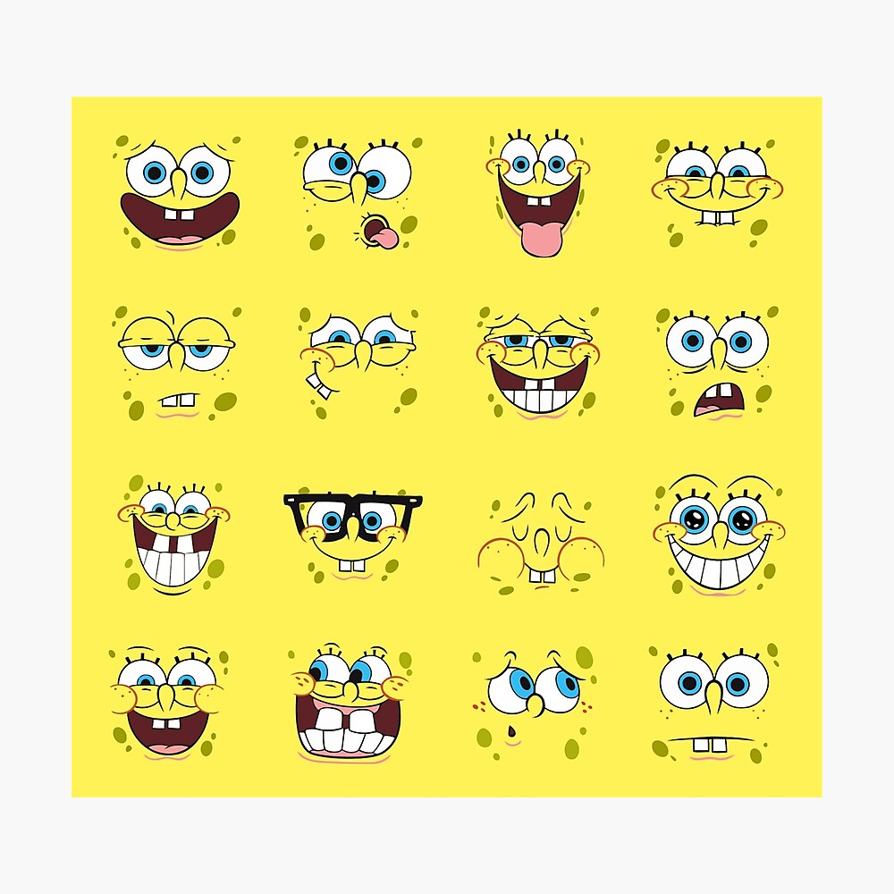 Spongebob Poster By Matheusfiorino Redbubble