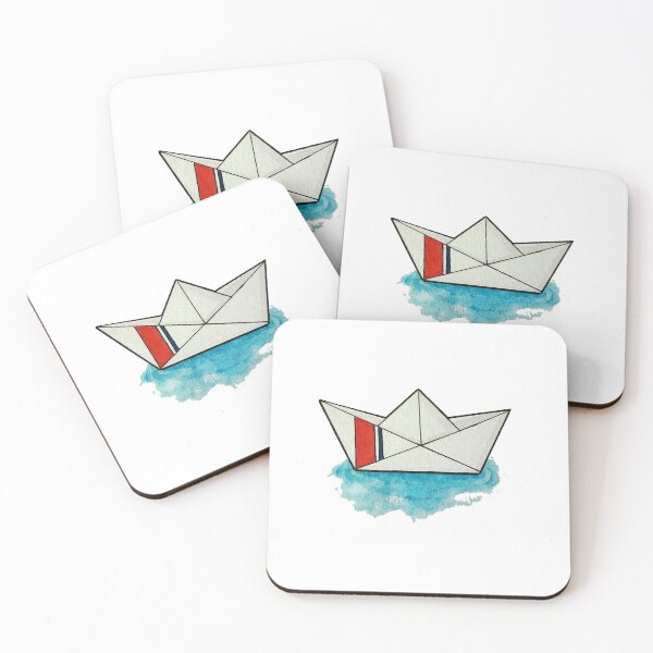 Item preview, Watercolor Coast Guard Cutter Origami designed and sold by Aavelyn.