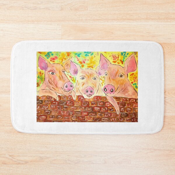 Item preview, Three Little Piggys Gossiping over the wall designed and sold by Casimirasart.