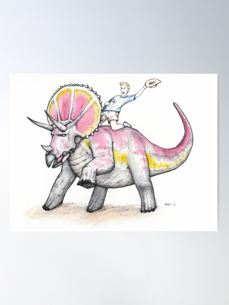 Yippie Ki-yay Triceratops