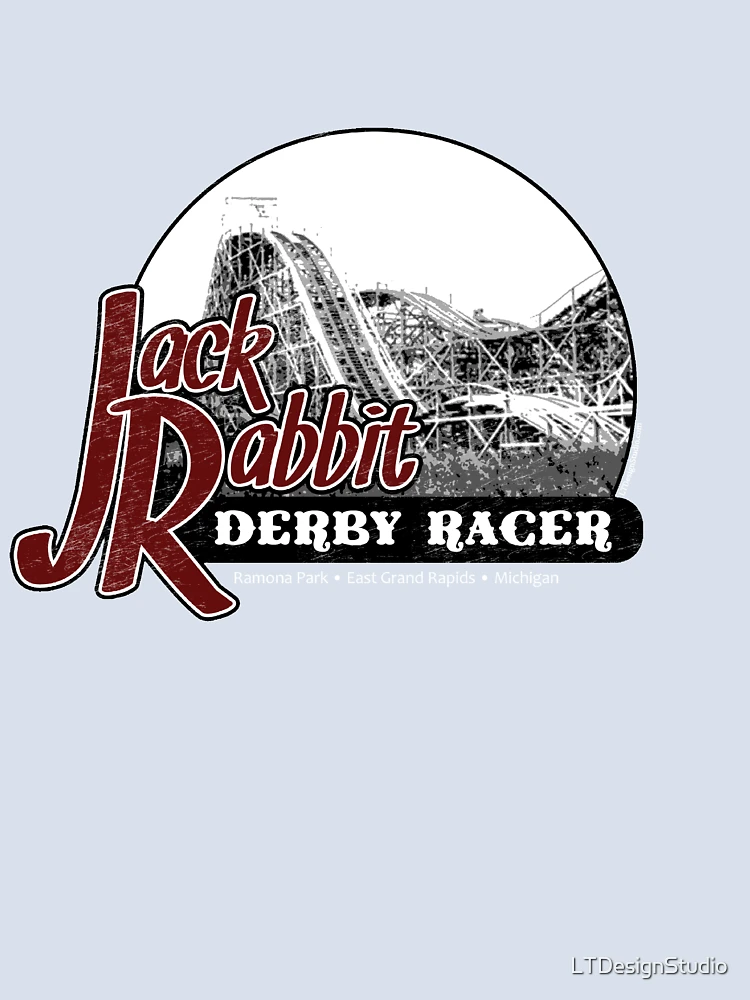 Thumbnail 4 of 4, Boxy T-Shirt, Jack Rabbit Derby Racer designed and sold by LTDesignStudio.