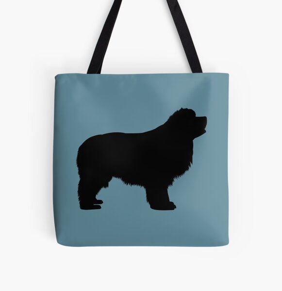 Newfie Love is Big Love All Over Print Tote Bag