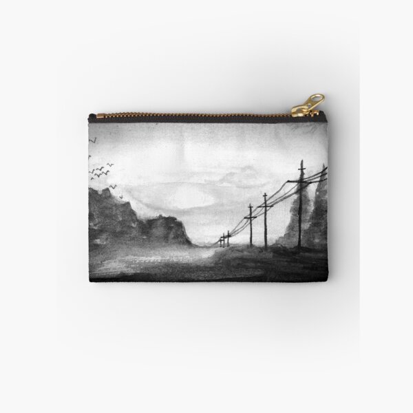 Item preview, Powerline Watercolor Print designed and sold by sprayrainbow.