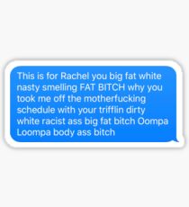 This is for Rachel Sticker