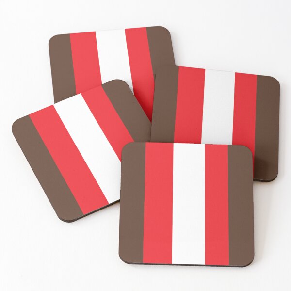 Item preview, Brown, red and white stripes designed and sold by tetibright.