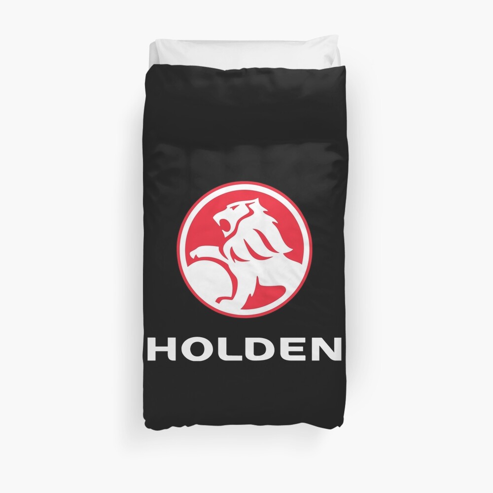 "Holden Car Logo White" Duvet Cover by eyekdisk Redbubble