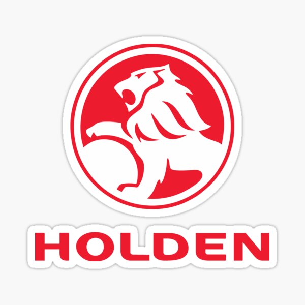 "Holden Car Logo Red" Sticker for Sale by eyekdisk Redbubble