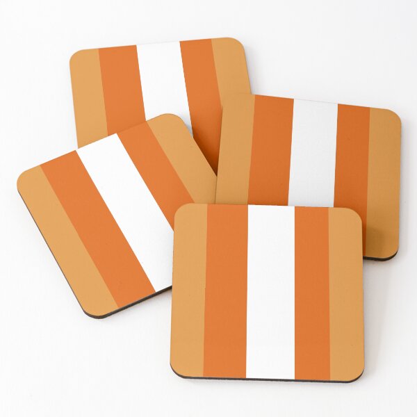 Item preview, Brown, orange and white stripes designed and sold by tetibright.