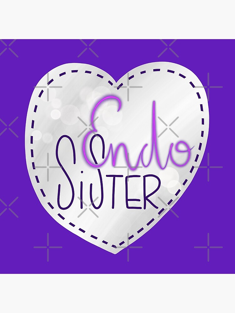 Endometriosis sister awareness handlettering by nobelbunt