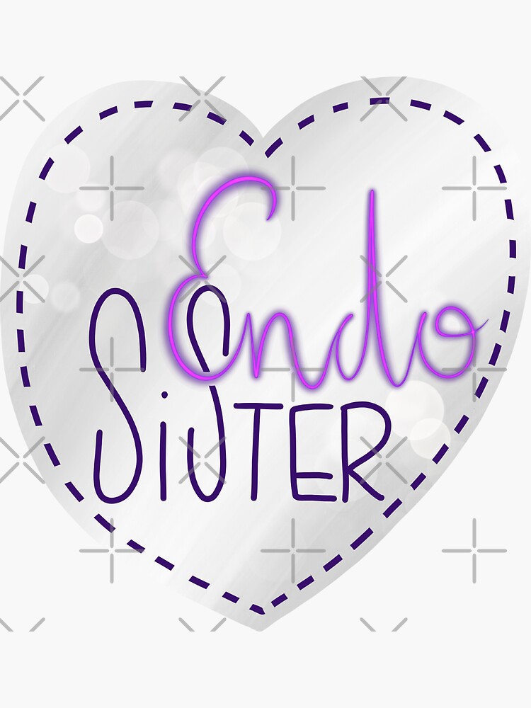 Endometriosis sister awareness handlettering by nobelbunt