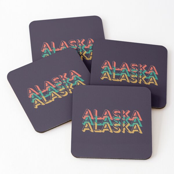 Artikelvorschau, Retro Alaska State Design entworfen und verkauft von Queen City Craftworks.