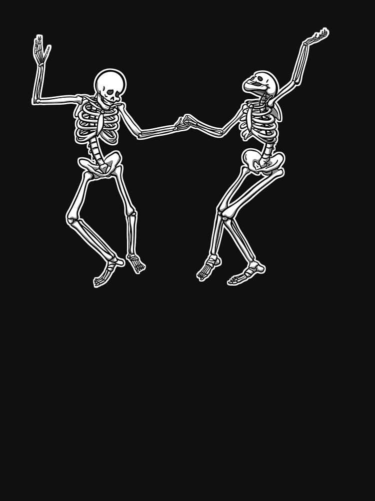 Thumbnail 7 of 7, Classic T-Shirt, Dancing Skeletons designed and sold by Dfastart.