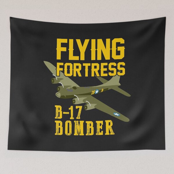 Artikelvorschau, Fliegende Festung B17 Bomberflugzeugpilotflieger lustiges Geschenk entworfen und verkauft von hadleydesigns.