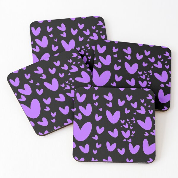Item preview, cute heart purple pattern  designed and sold by v4lix6.