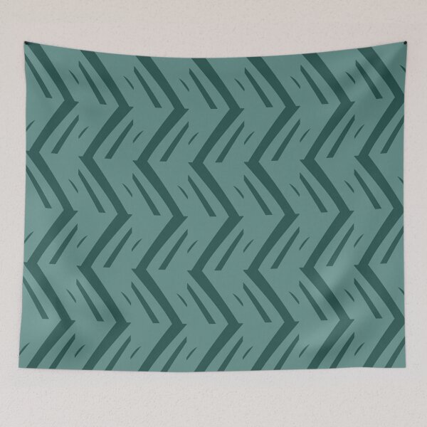 Item preview, Green Zigzag Stripes  designed and sold by Poetic Patterns Studio.
