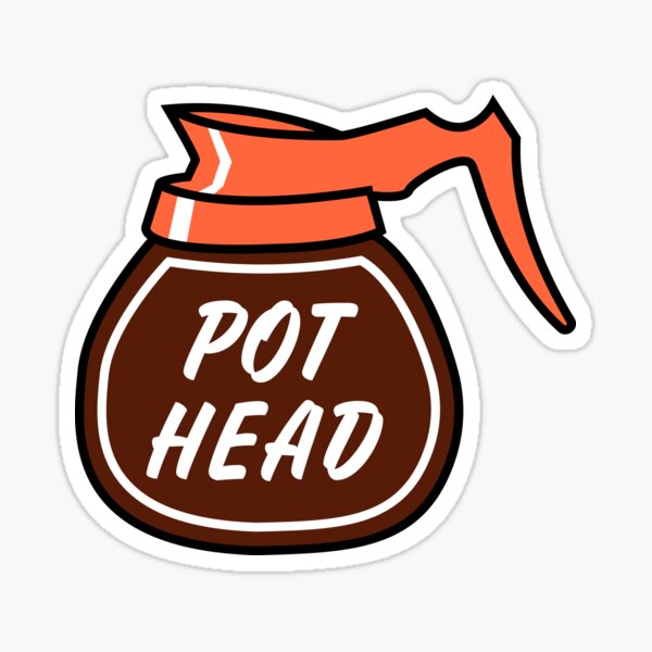 Pothead mug Sticker