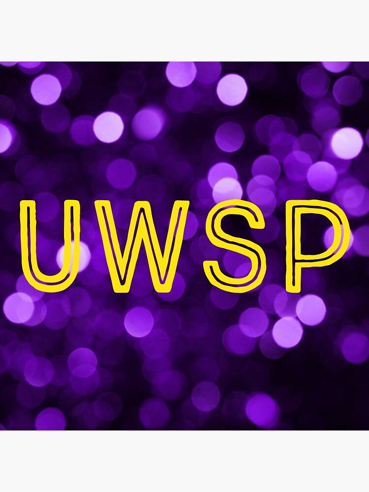 "UWSP" Sticker for Sale by Jessicaker2000 Redbubble