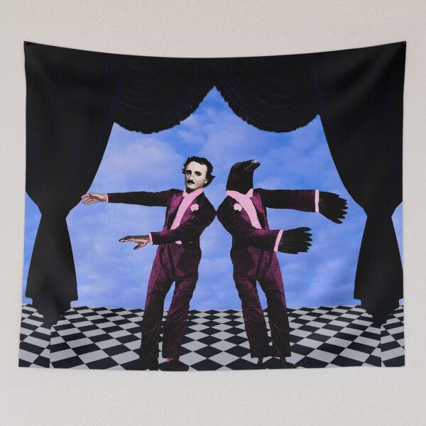 Item preview, Poe and the Raven designed and sold by Loveday Funck.