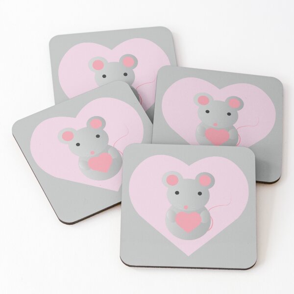 Item preview, Adorable Love Mouse designed and sold by Hedgie Designs.