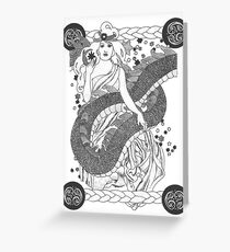 Celestial Queen Greeting Card