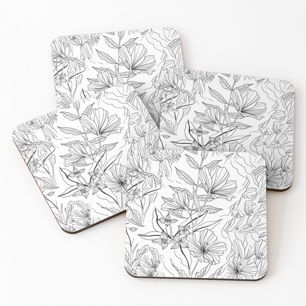 Item preview, Coasters (Set of 4) designed and sold by linesandstuff.