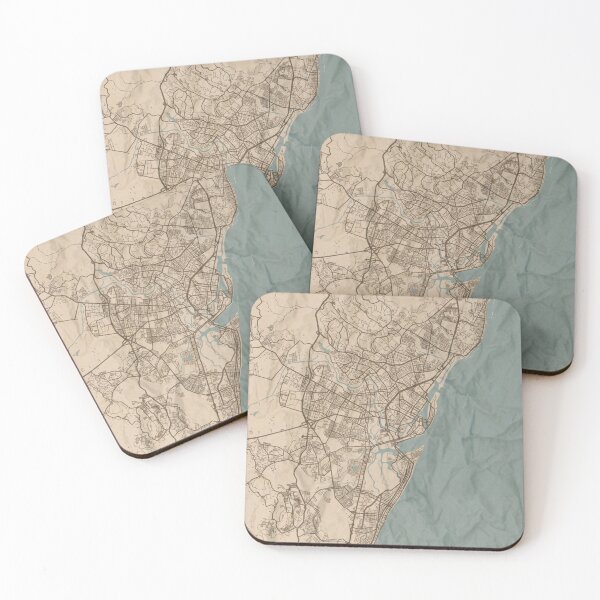Item preview, Recife Sepia Map designed and sold by CPTVDesign.