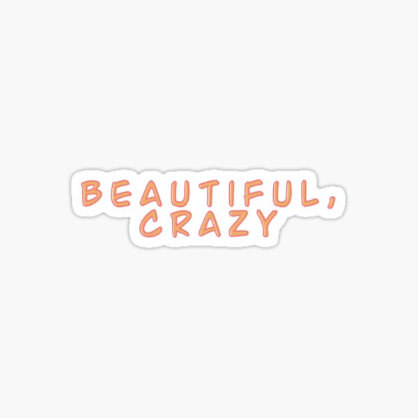 Beautiful Song Lyrics Stickers for Sale Redbubble pic