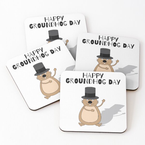 Item preview, Happy Groundhog Day February 2nd designed and sold by Linda Roisum.
