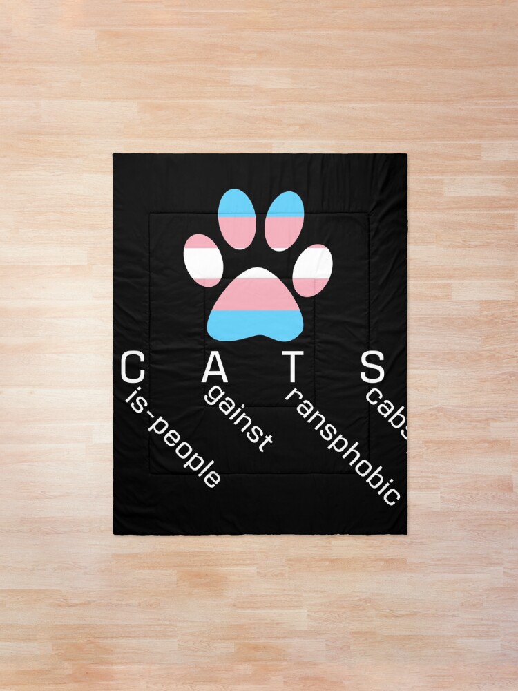 Alternate view of CATS 2 - Cis-people against Transphobia Comforter