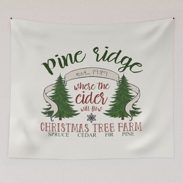 Item preview, Pine Ridge Christmas Tree Farm designed and sold by sagittariusnake.