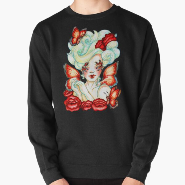 Bloom Butterfly Fairy Pullover Sweatshirt