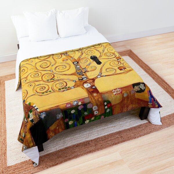 Tree Of Life Restored Version 2 - Gustav Klimt Comforter
