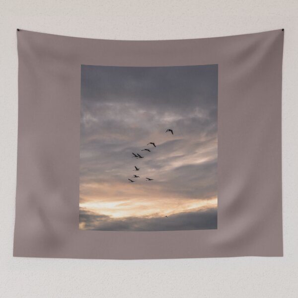 Item preview, Flock of geese designed and sold by lena-maximova.