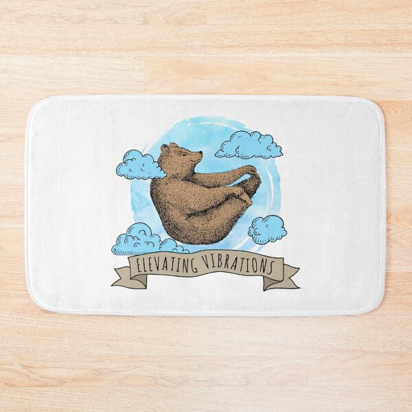 Item preview, Bear Doing Yoga Breathing & Mindfulness Happy Baby Pose designed and sold by Maria Garcia.