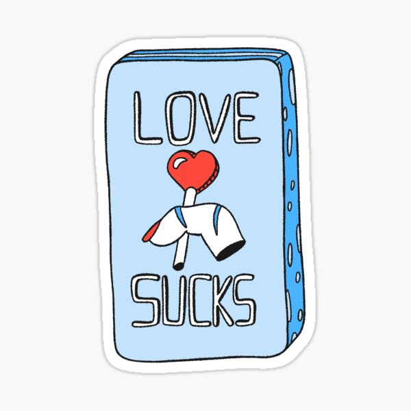 Love sucks Sticker