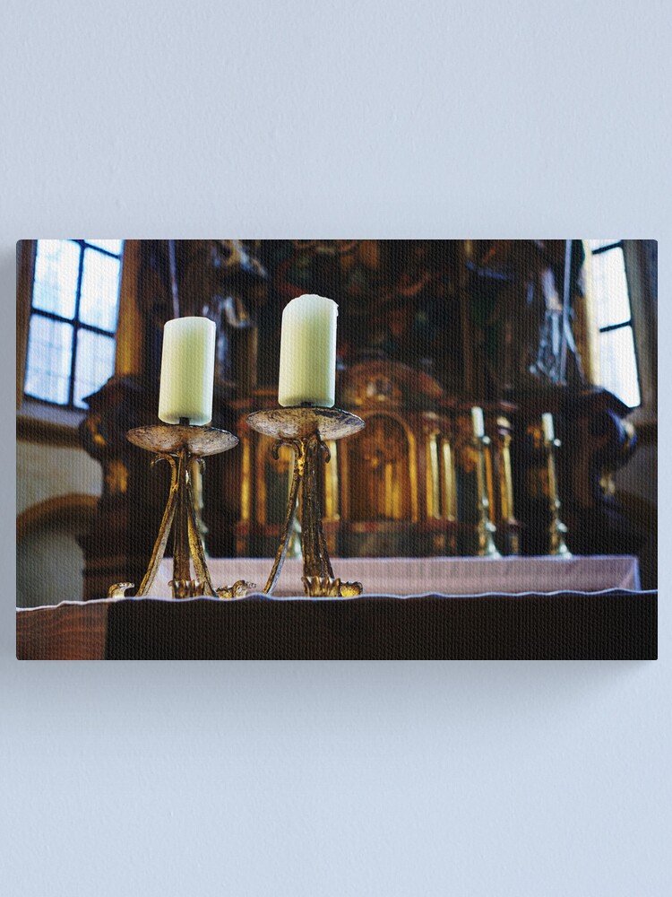 Alternate view of St. Nicolas Church Interior Canvas Print