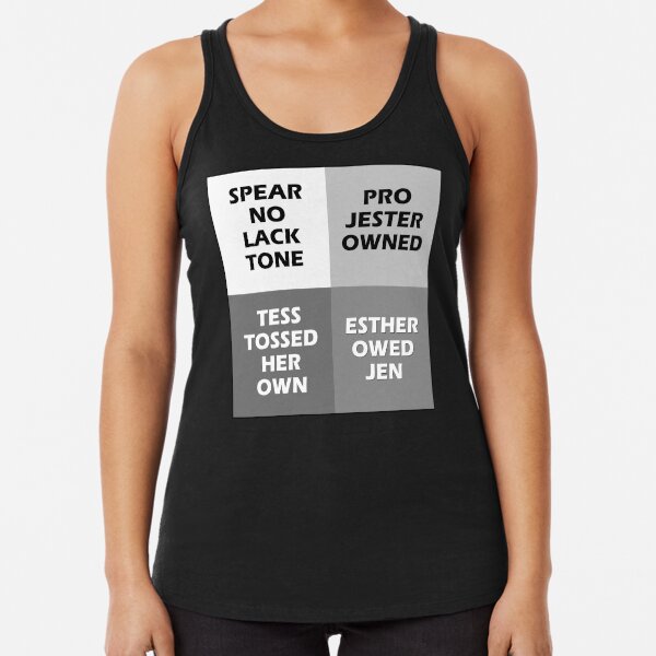 Hormone 4 Panel Racerback Tank Top