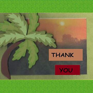 Artwork thumbnail, THANK YOU (sunset) by finesamsart