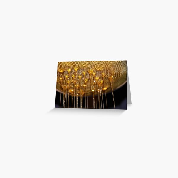 Pouring Honey into Bucket Greeting Card