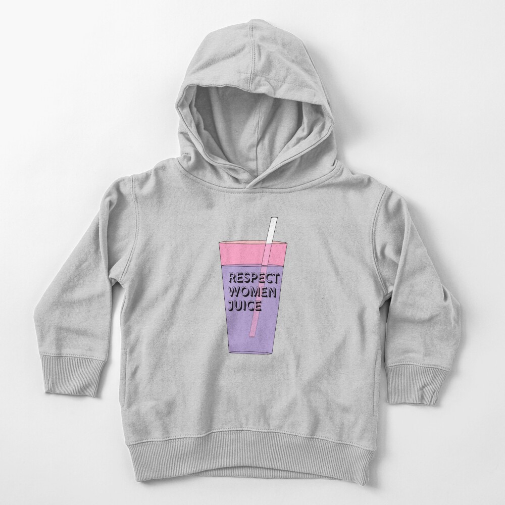pink respect women hoodie