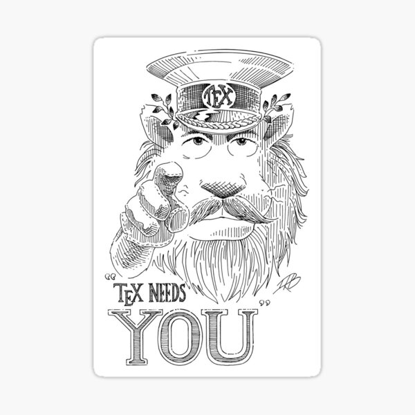 Item preview, TeX Needs You designed and sold by TeXUsersGroup.