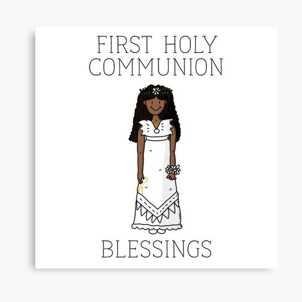 First Holy Communion Canvas Print