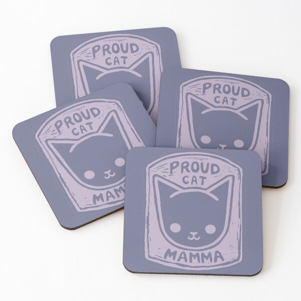 Item preview, Proud Cat Mamma - Monotone Design designed and sold by Crasharoo.